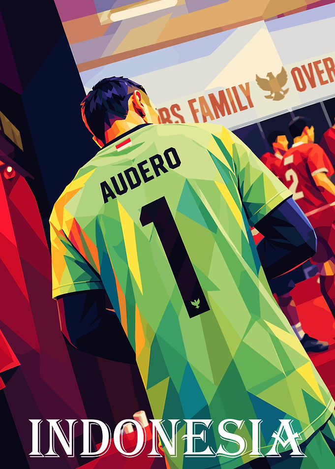 Emil Audero Indonesia National Team Poster