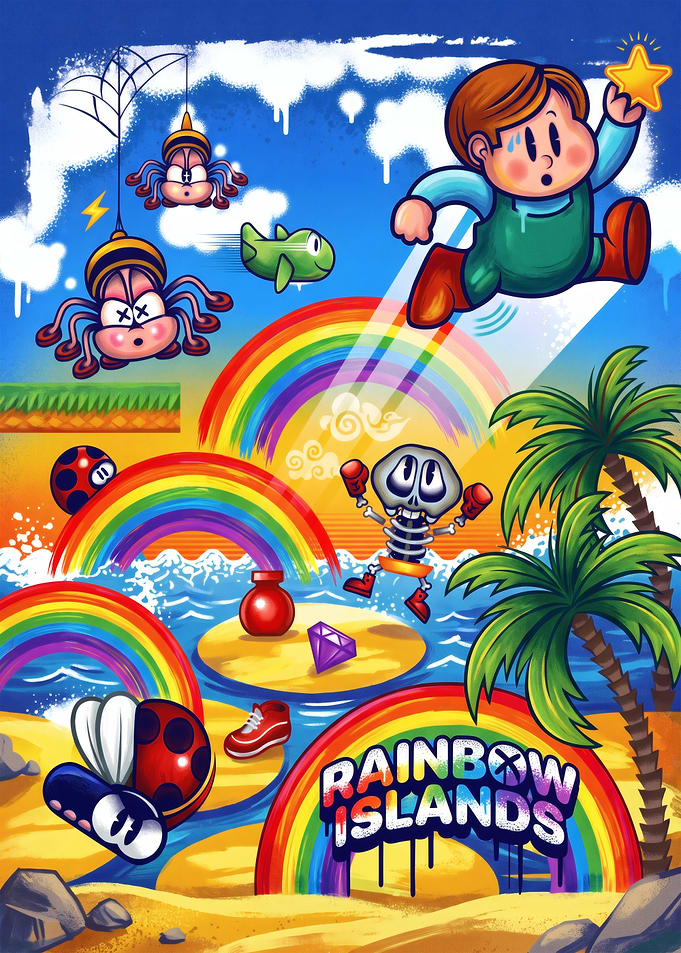 Retro Video Game Poster