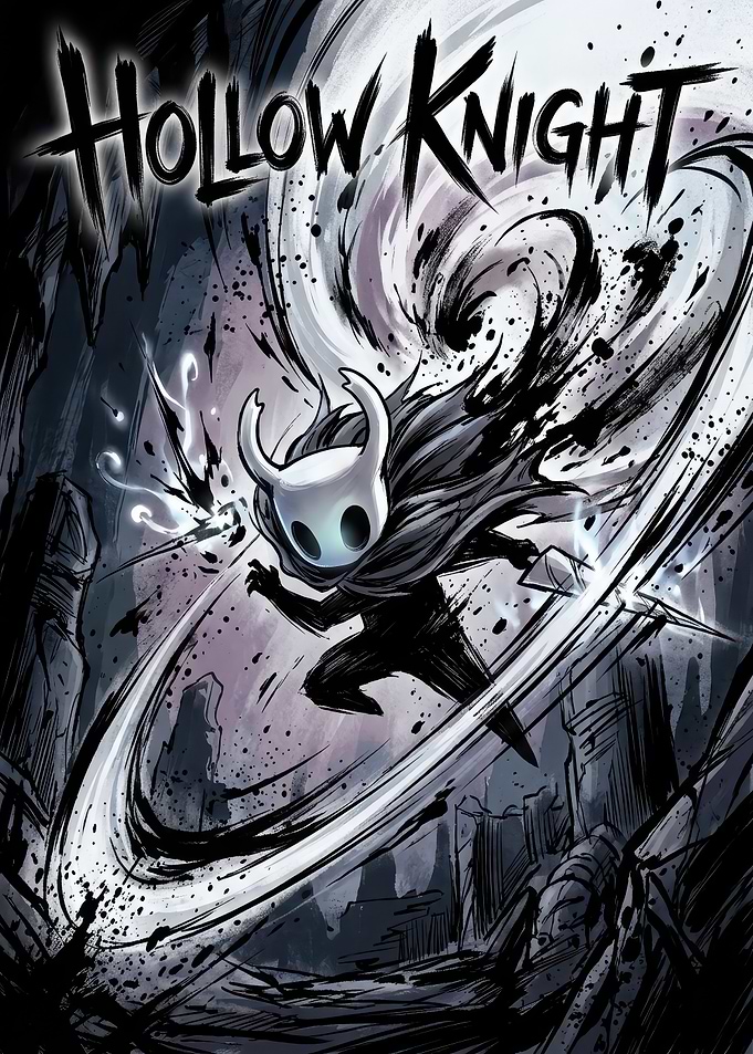 Hollow Knight Action Poster