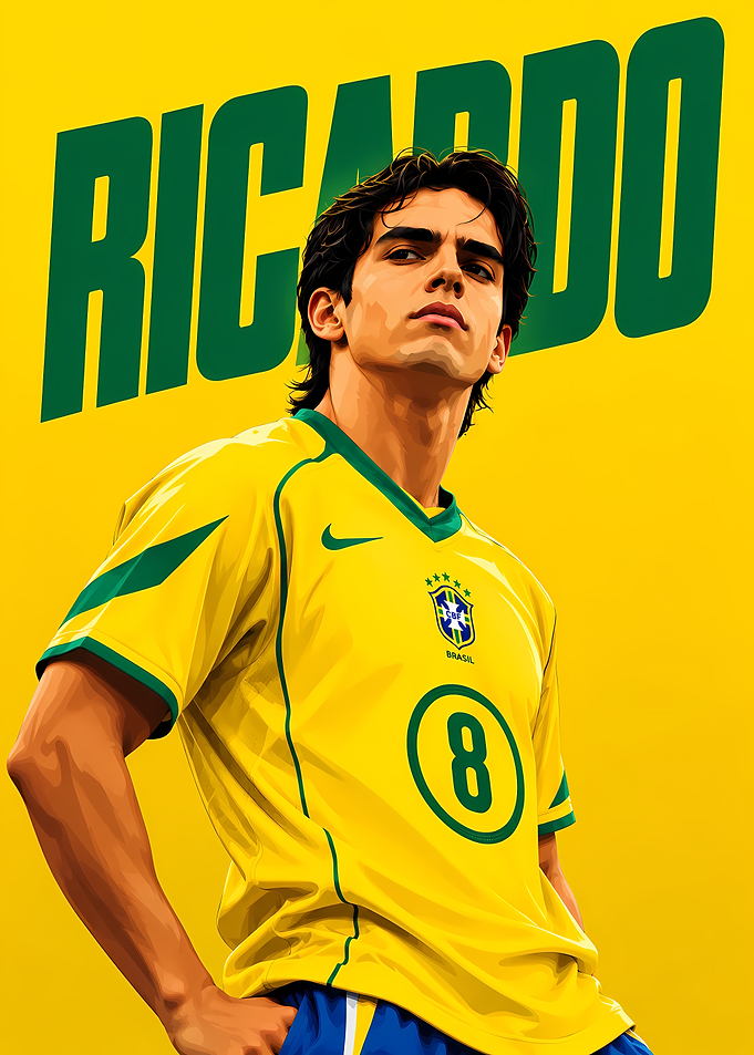 Ricardo Kaka Brazil Soccer Poster