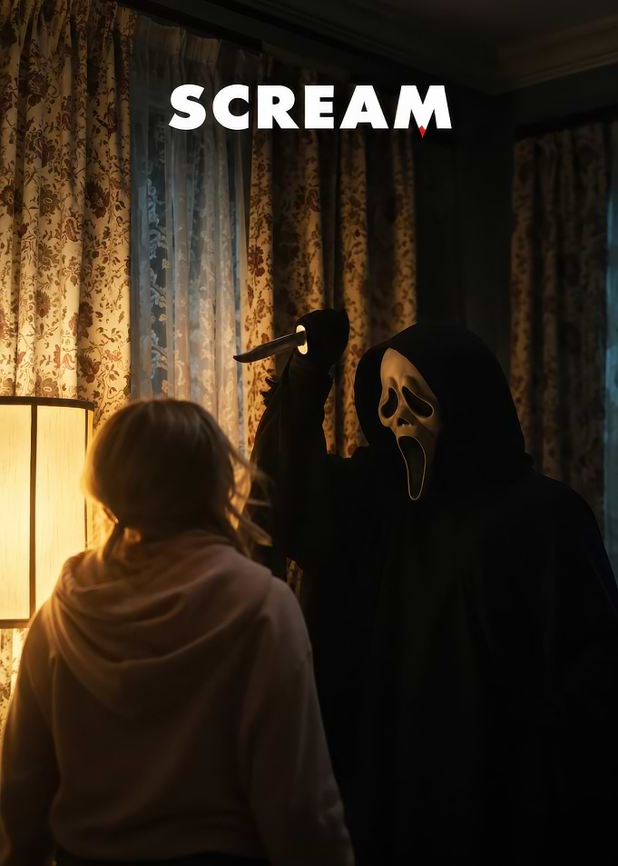 Scream Ghostface Confrontation Movie Poster