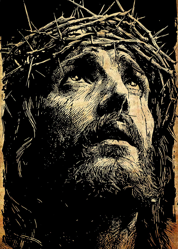 Jesus Christ with Crown of Thorns