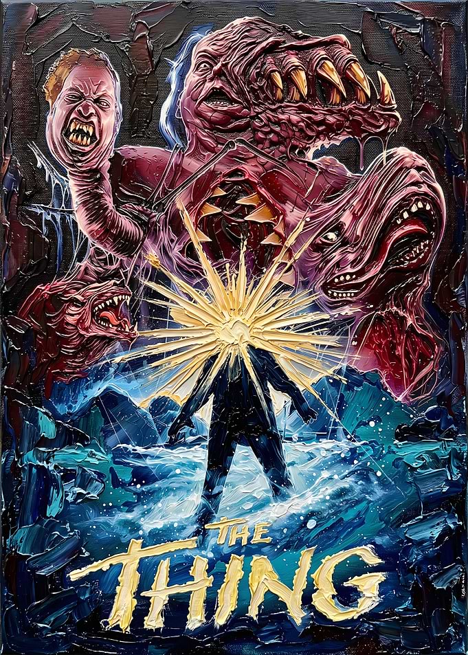 The Thing Horror Movie Poster Art