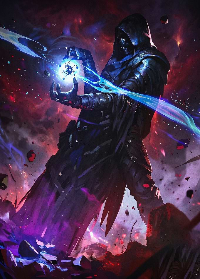Dark Sorcerer Magic Fantasy Poster