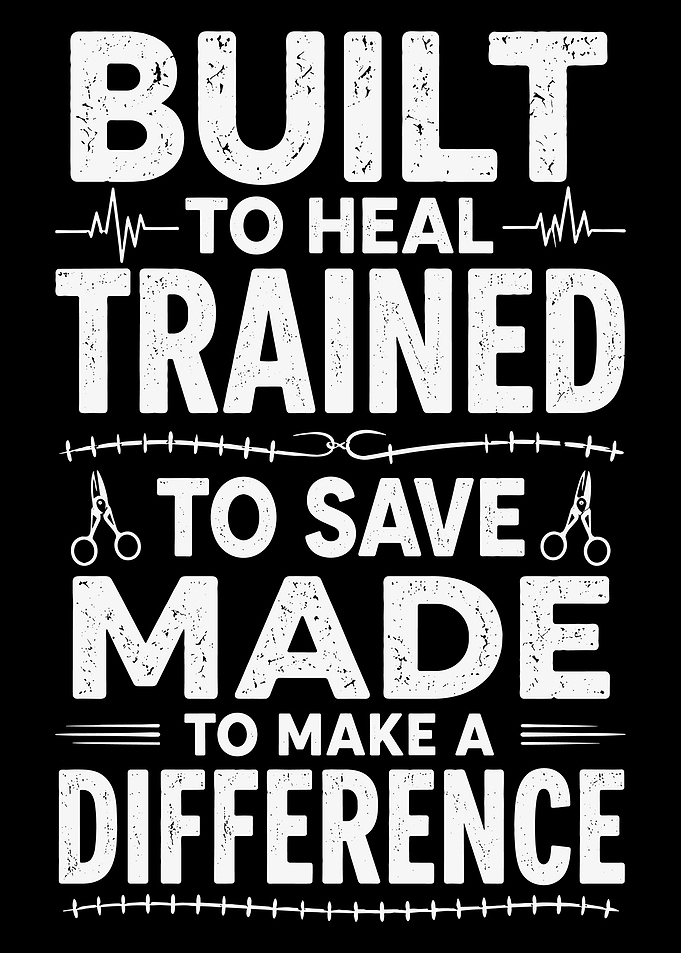 Built to Heal Medical Quote Design