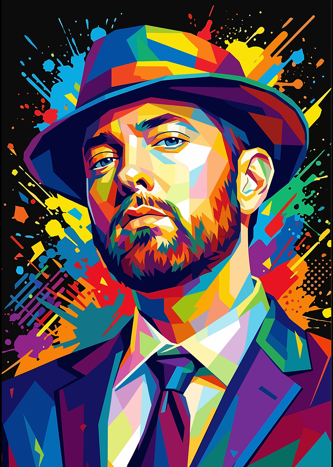 Eminem Pop Art Portrait