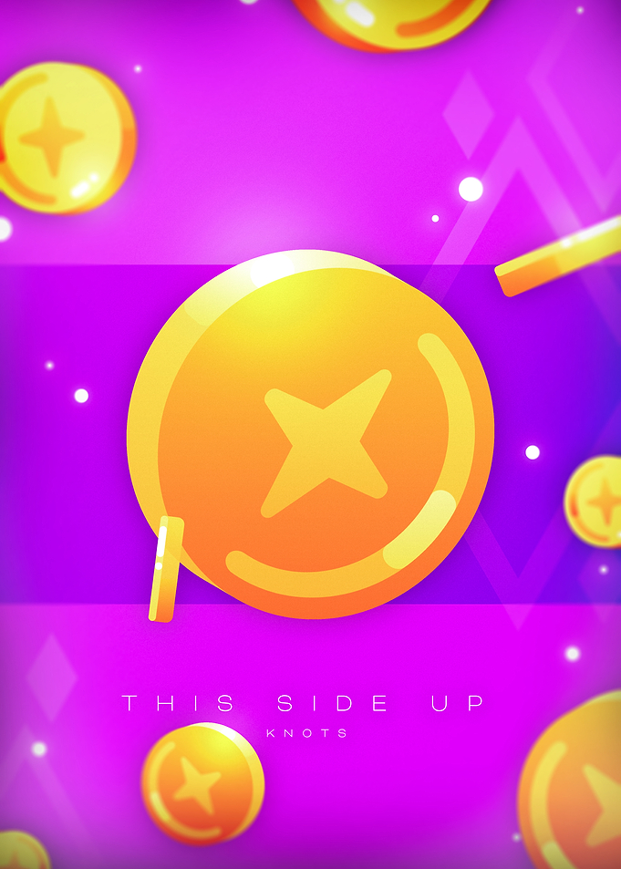 This Side Up by Knots Poster