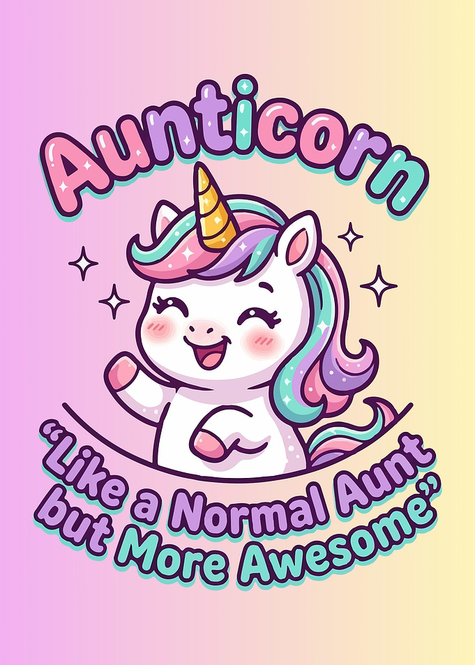 Aunticorn Like A Normal Aunt Awesome