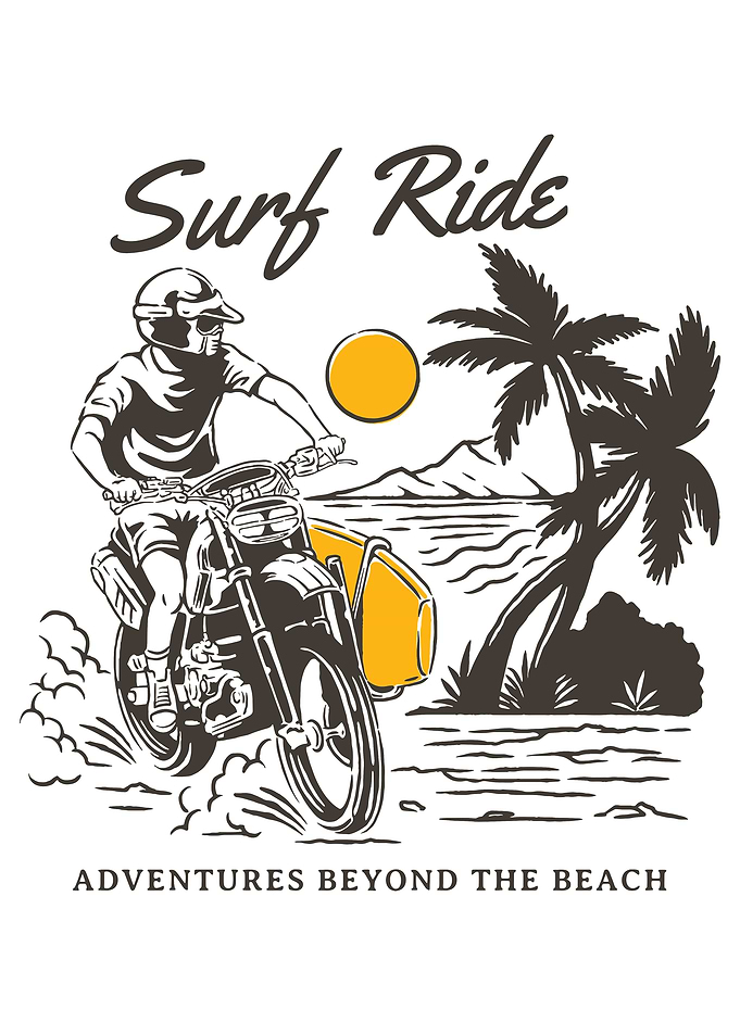adventure art surfing
