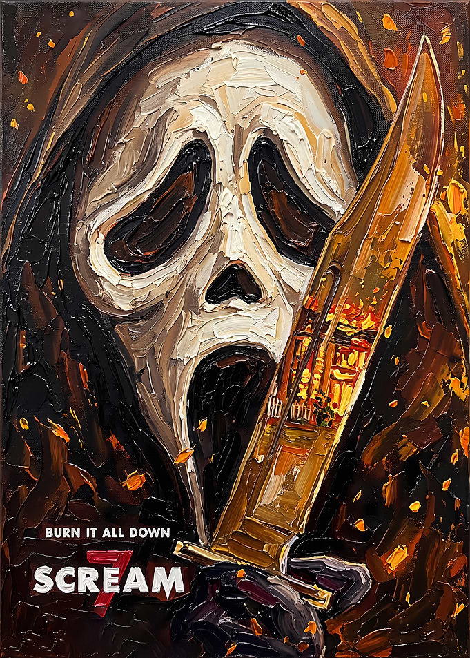 Scream 7 Oil Painting Poster