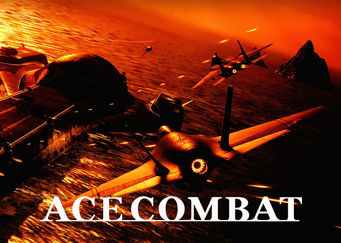Ace Combat Aerial Dogfight Scene