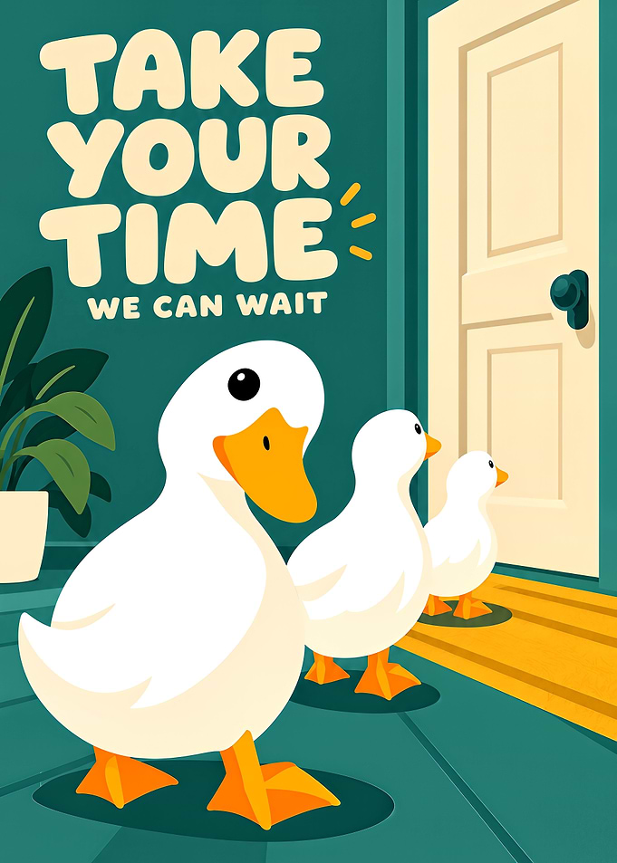 Take Your Time We Can Wait