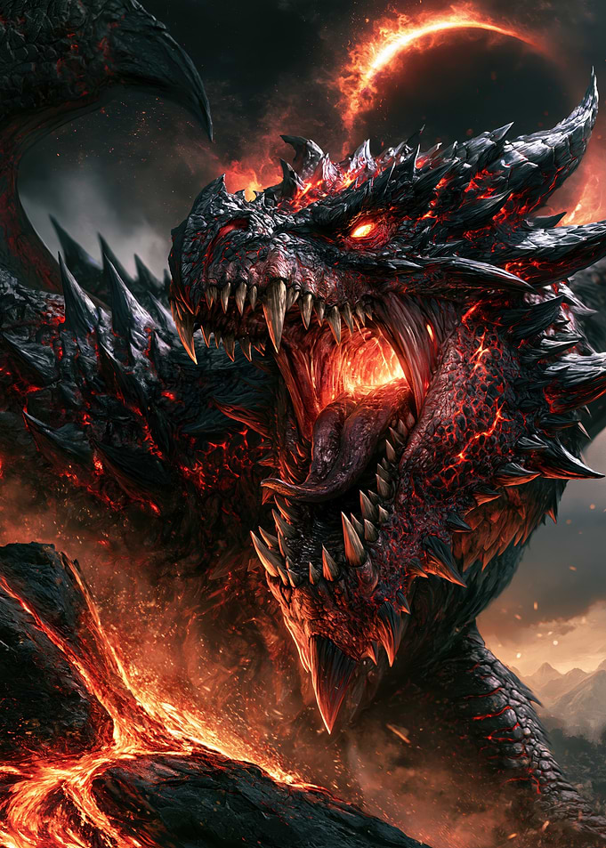 Fierce Fire Breathing Dragon