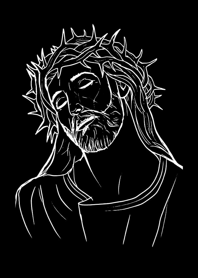 Jesus Christ with Crown of Thorns