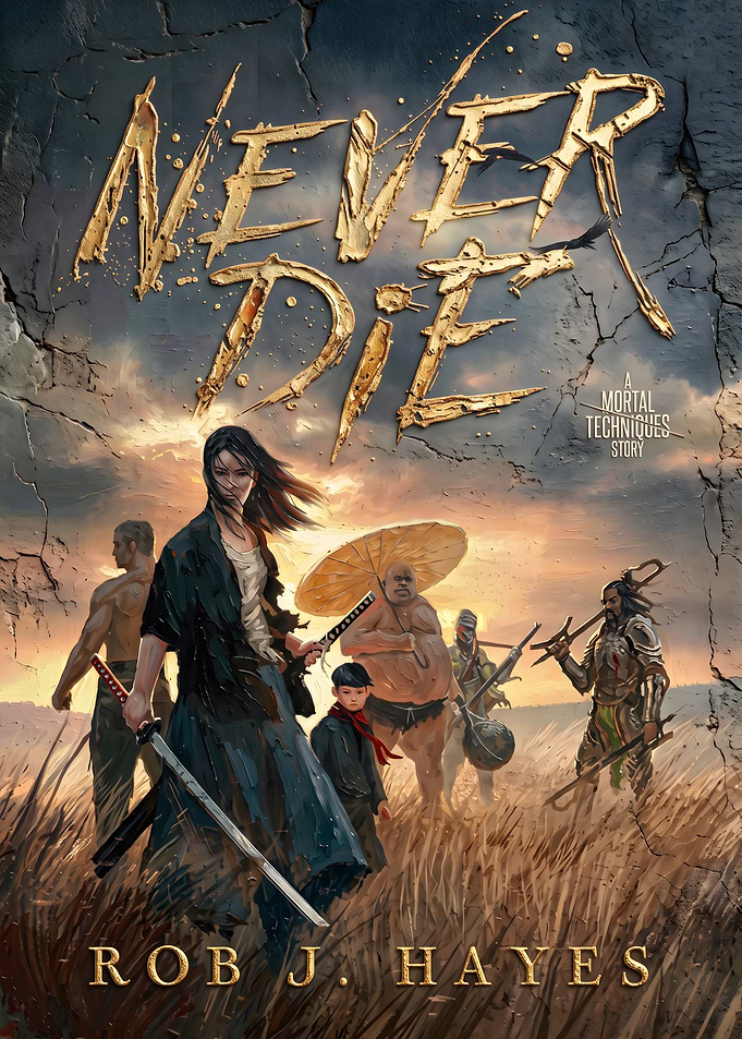 Never Die Book Cover Art