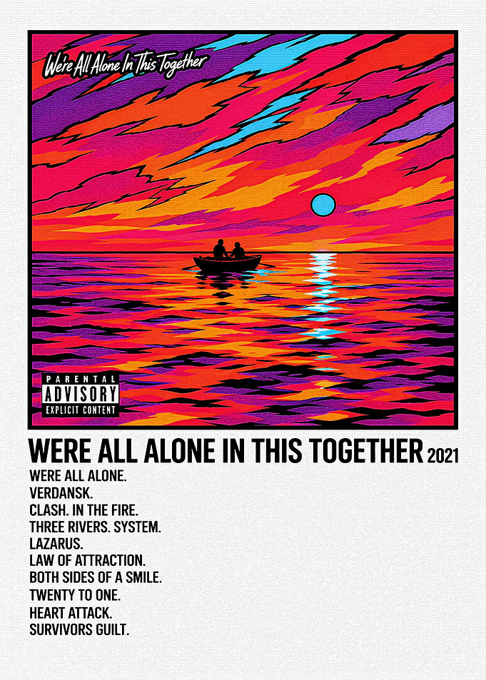 Dave We're All Alone In This Together Poster