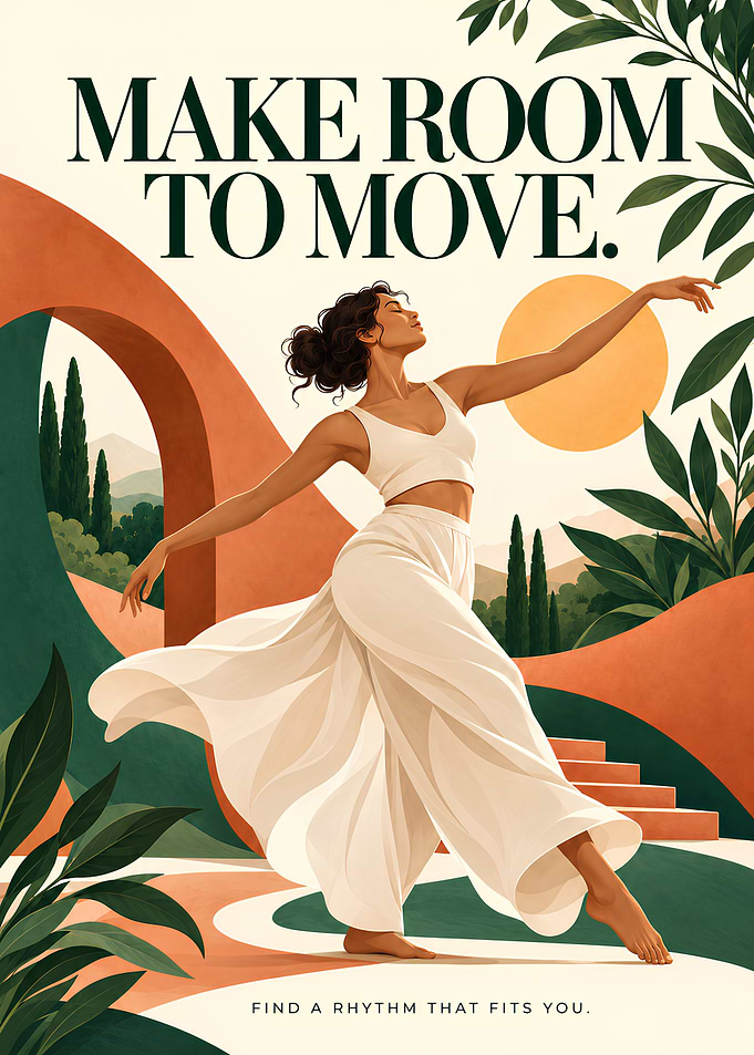Make Room To Move Inspirational Poster