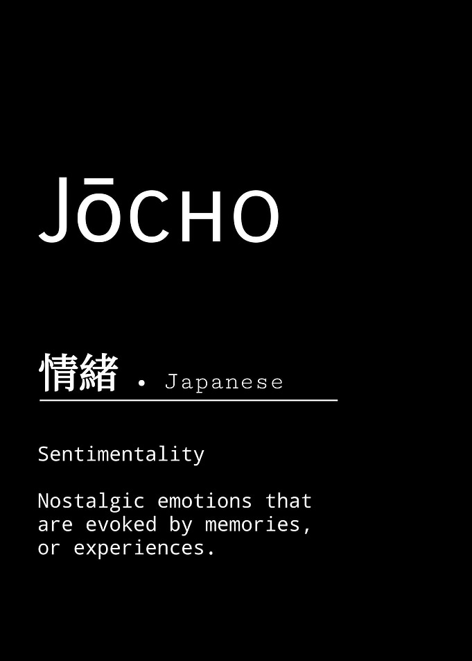 Jocho Japanese Definition Poster