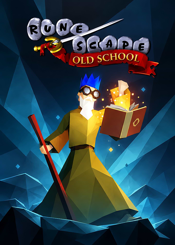 Old School RuneScape Wizard Poster