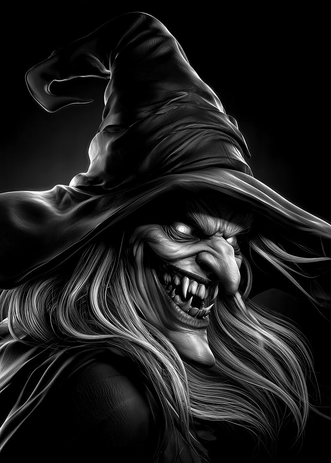 Sinister Witch Portrait