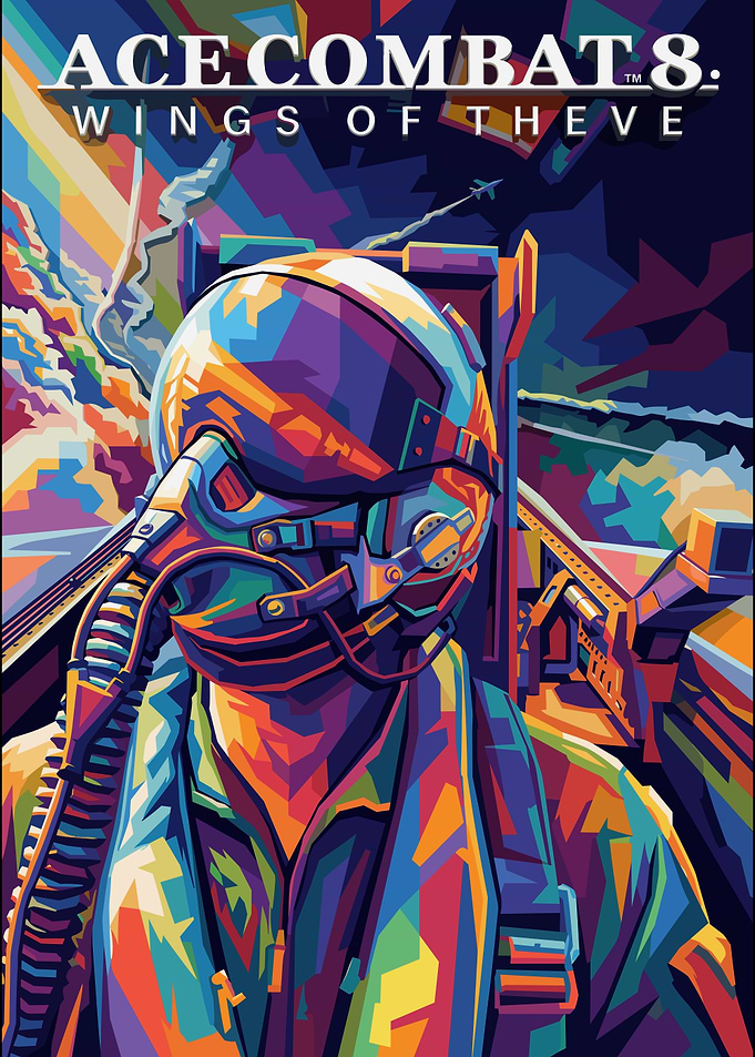 Ace Combat 8 Pop Art Poster