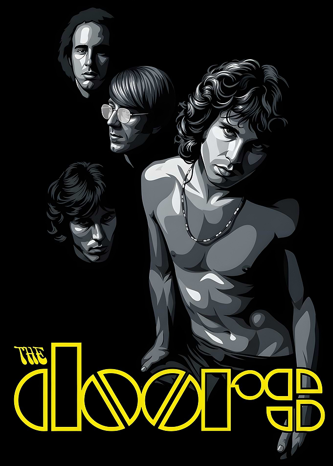 The Doors Band Portrait Poster