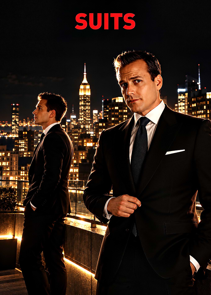 Suits TV Show Promotional Poster