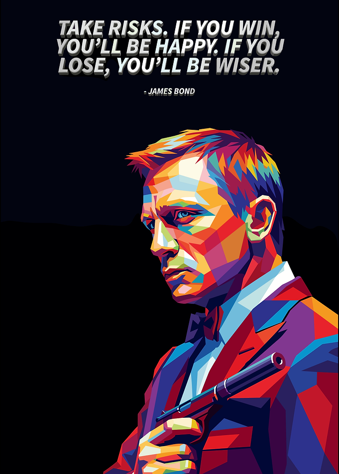 James Bond Pop Art Poster