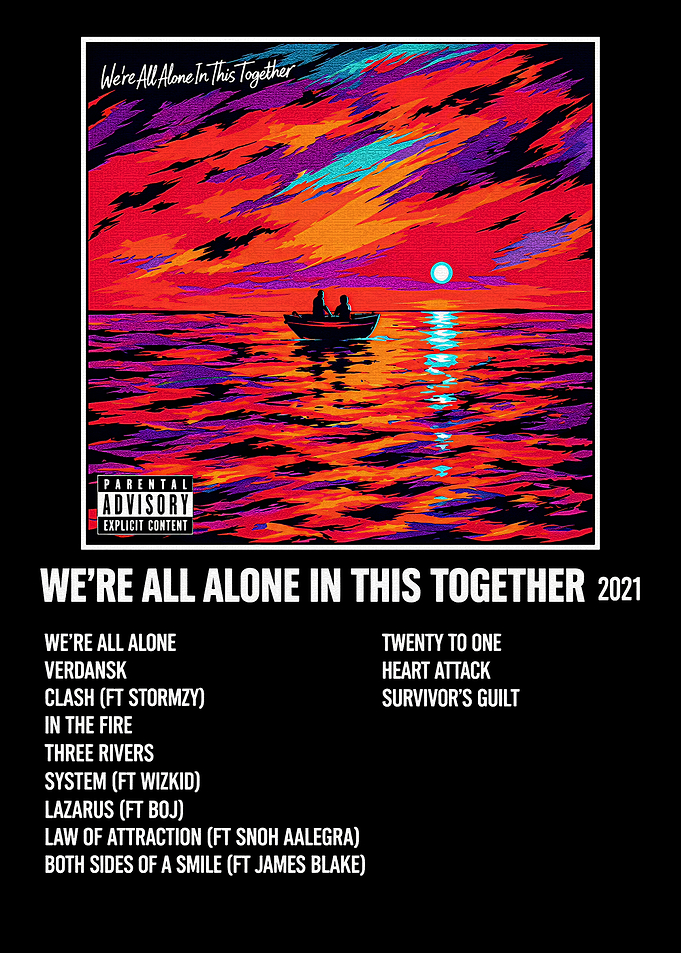 Dave We're All Alone In This Together Album Poster