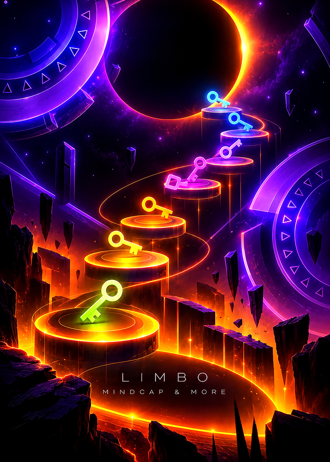 Limbo Geometry Dash Neon Staircase