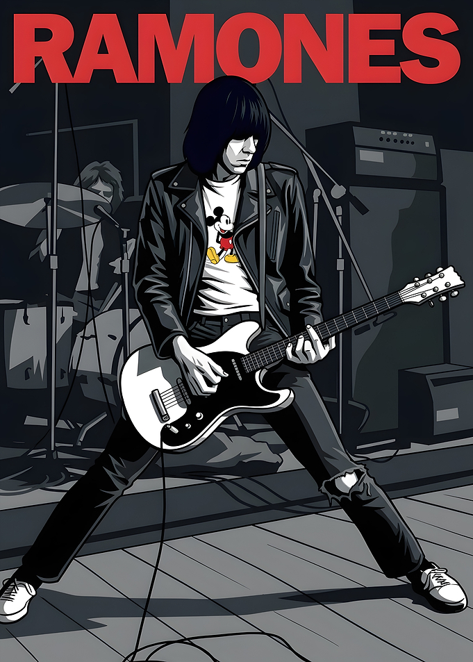 Ramones Punk Rock Band Poster