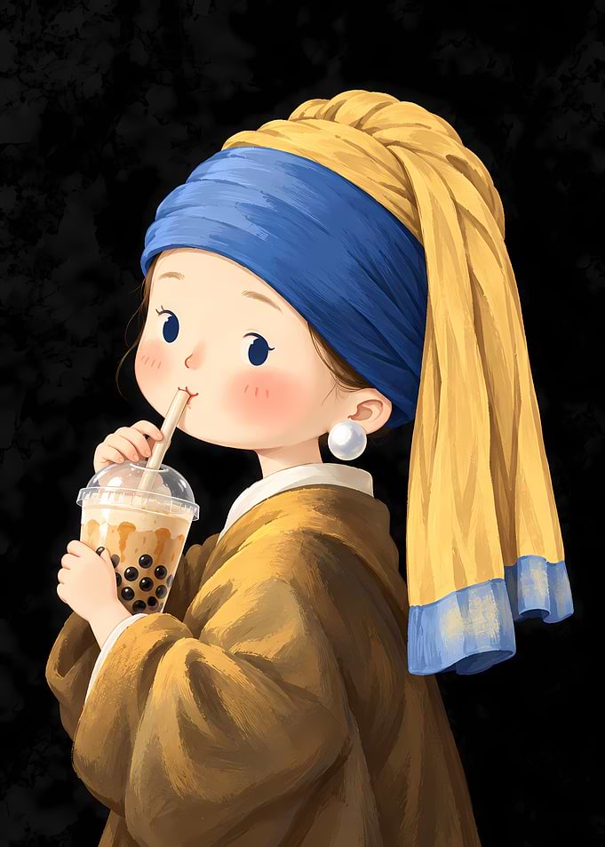 Girl with a Pearl Earring Boba