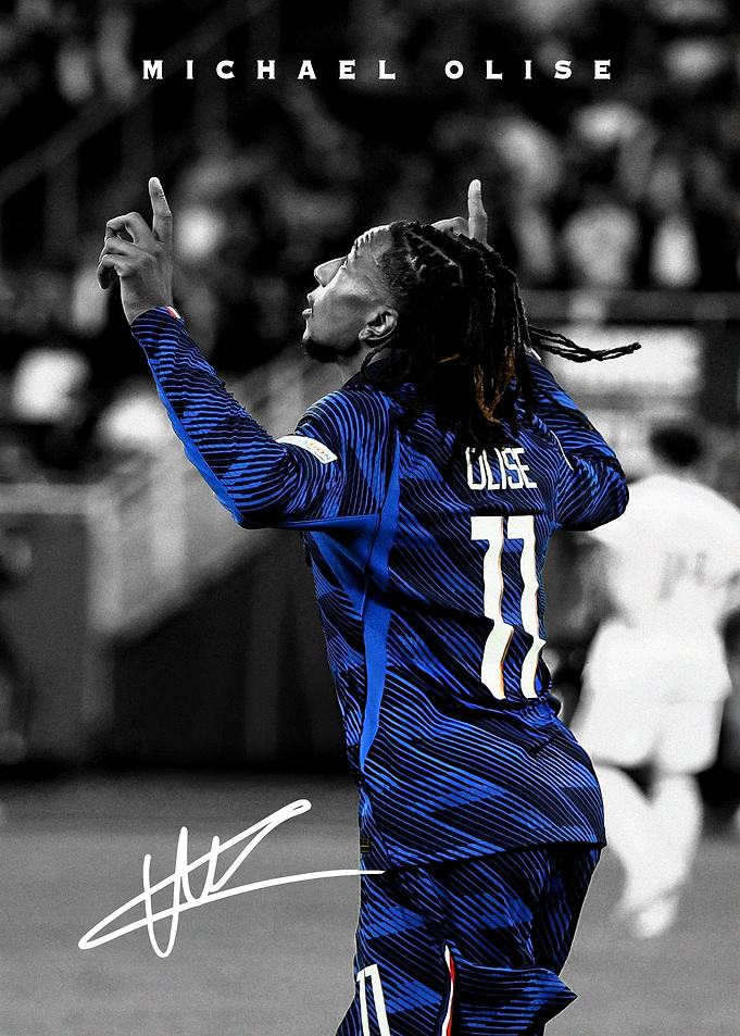 Michael Olise Celebration