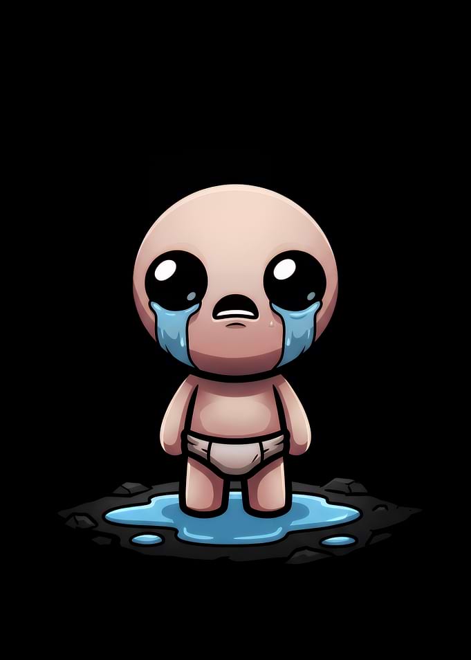 The Binding of Isaac Crying Character