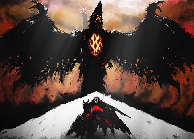 Tar Dragon - Painting.