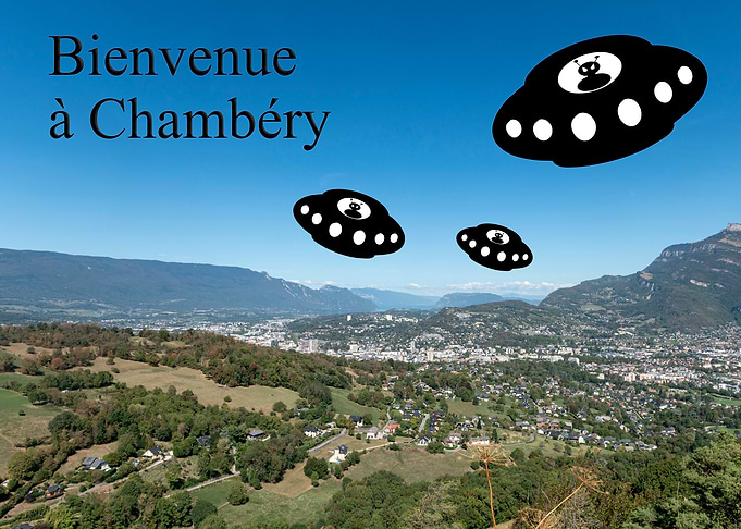UFO Invasion Over Chambery France