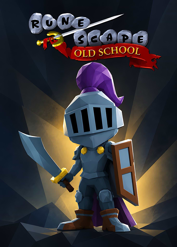 Old School RuneScape Knight Character Art
