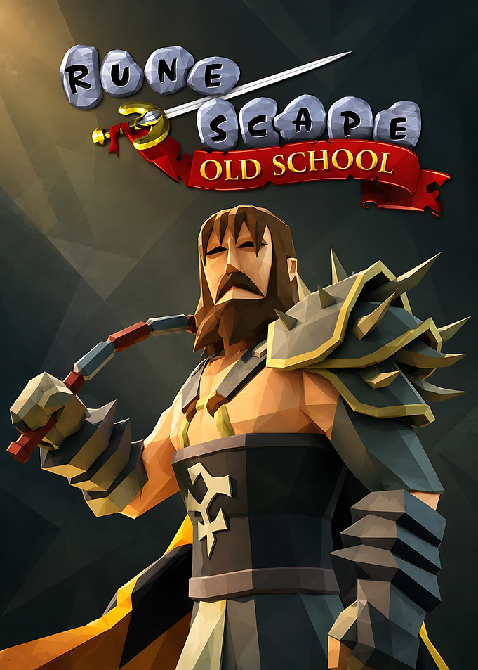 Old School RuneScape Warrior Illustration