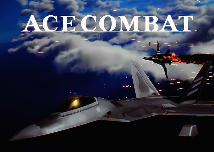 Ace Combat Aerial Dogfight Scene