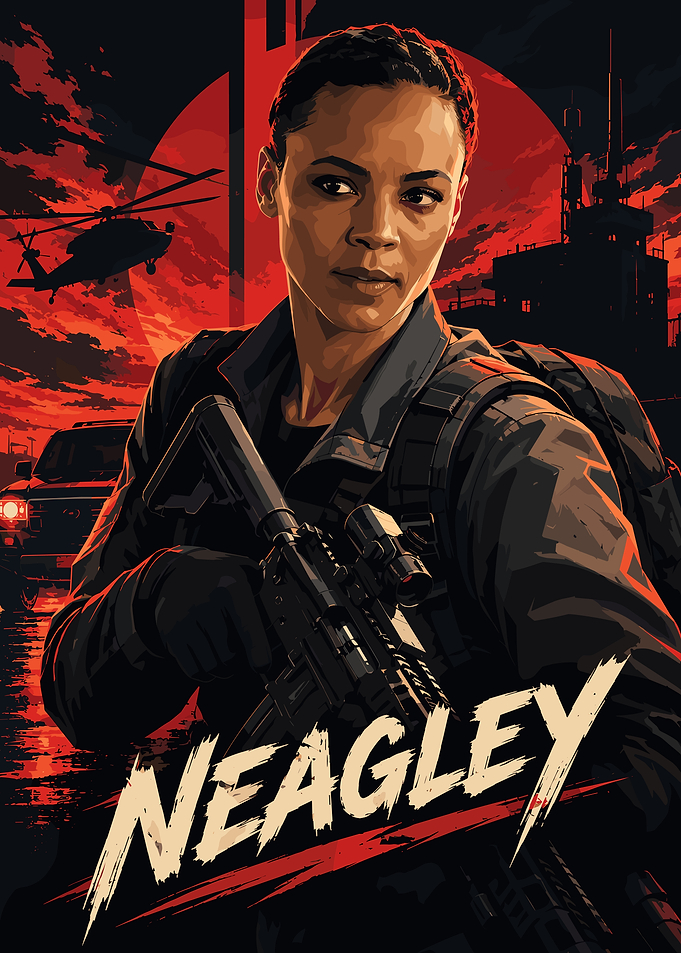 Neagley Reacher Series Character Poster