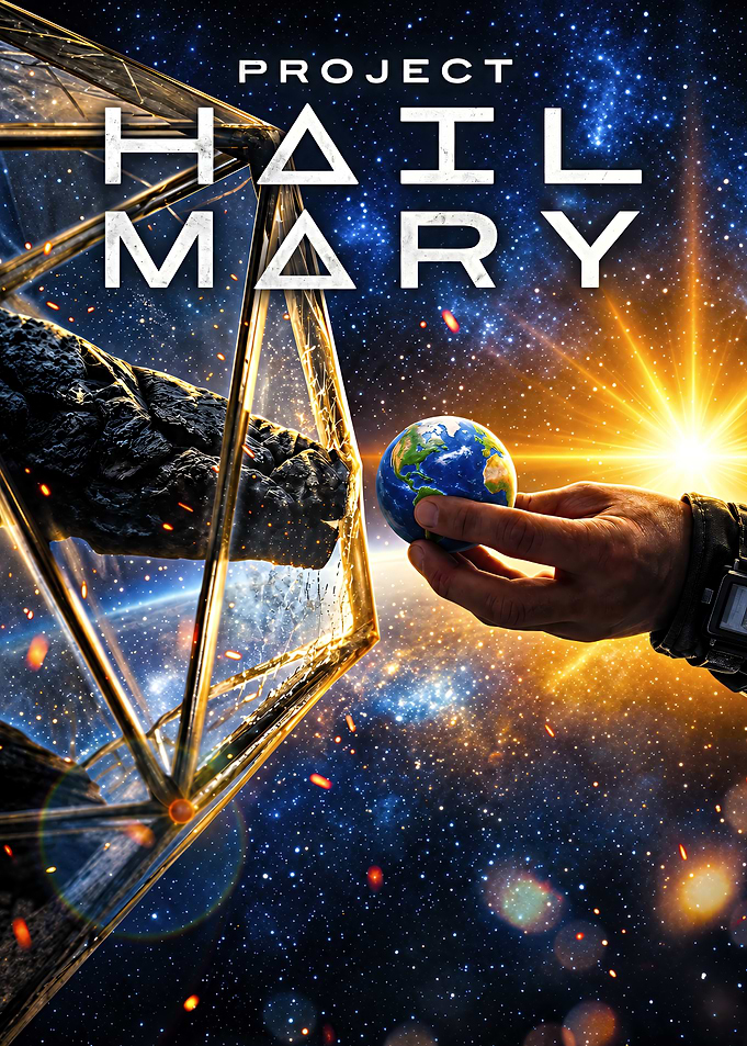 Project Hail Mary Space Poster