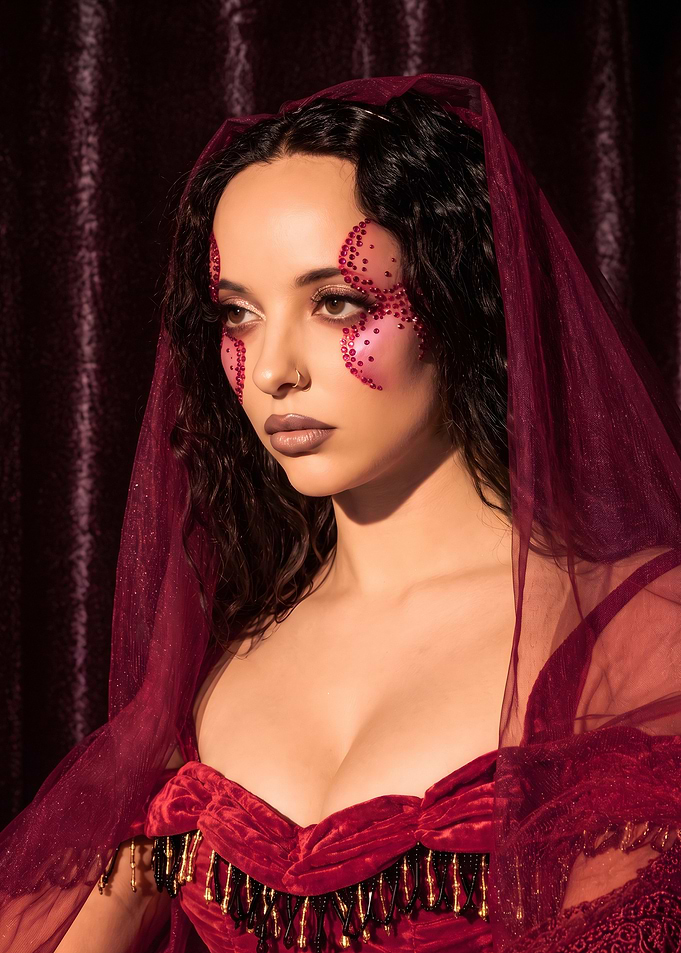 Jade Thirlwall in Red Veil