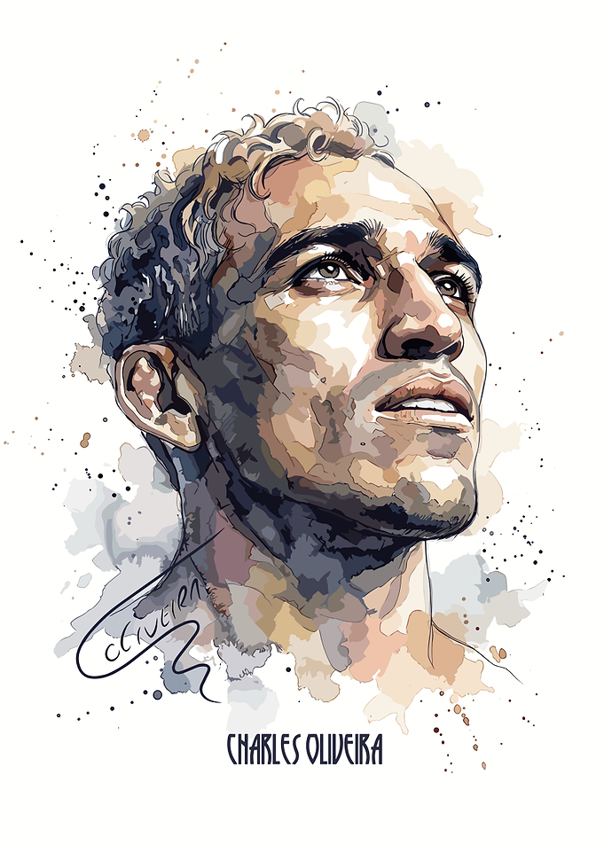 Charles Oliveira Watercolor Portrait