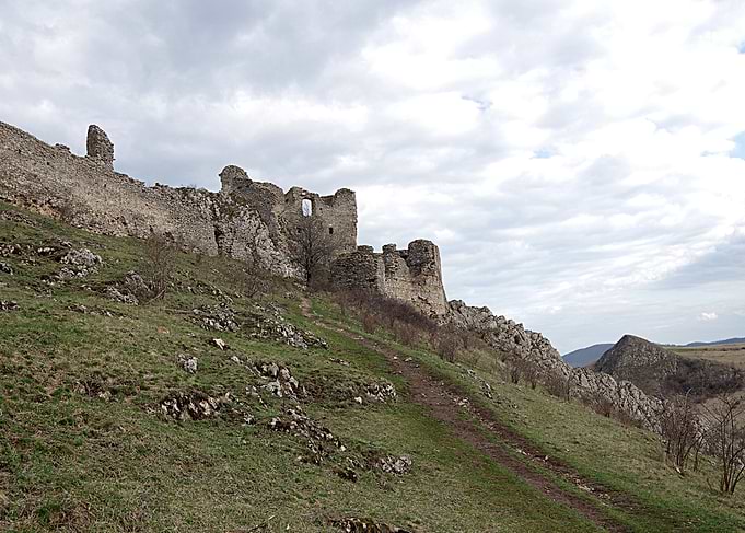 Ruins of a Medieval Hilltop Castle