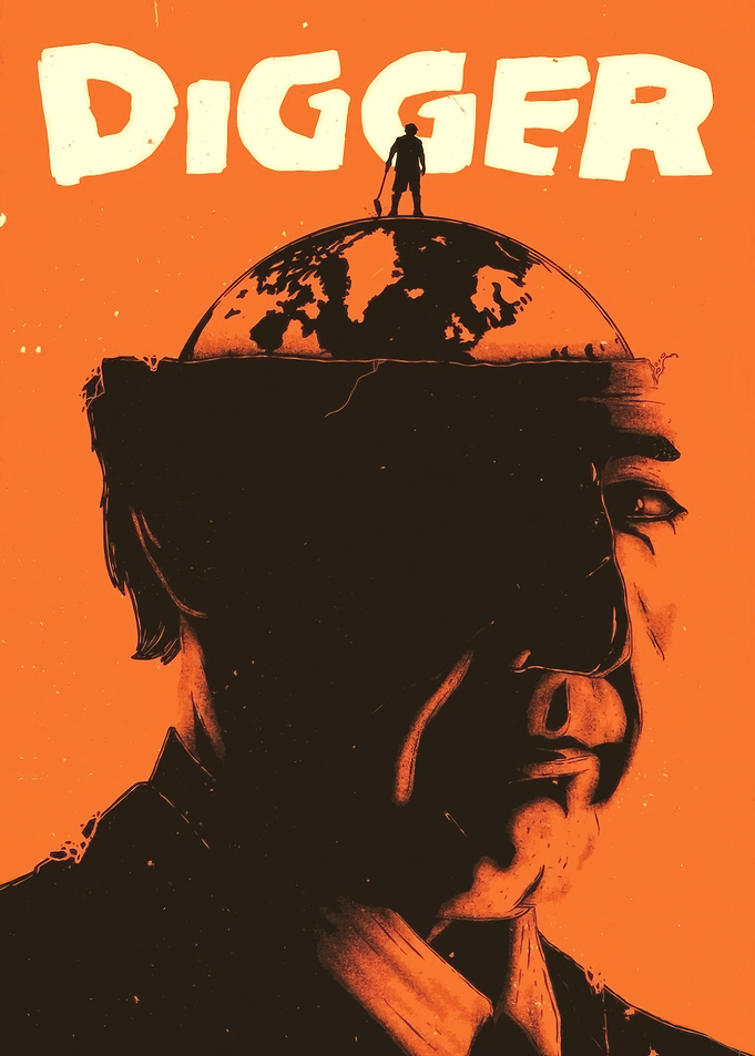 Digger Conceptual Poster Art