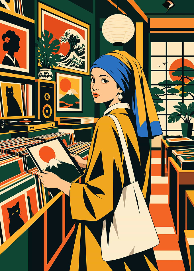 Girl with Pearl Earring Record Store