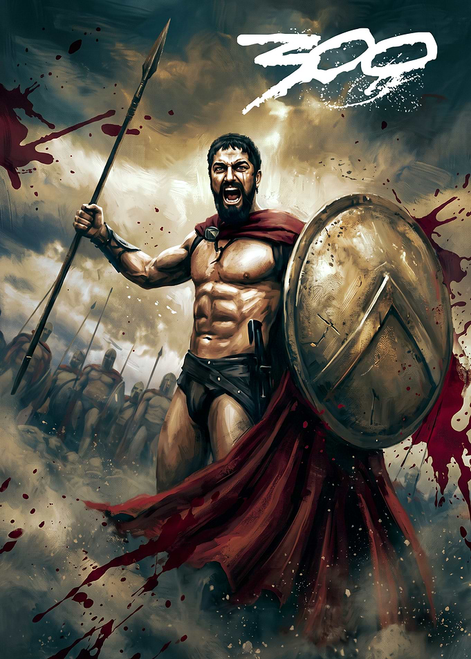 300 Movie King Leonidas Poster