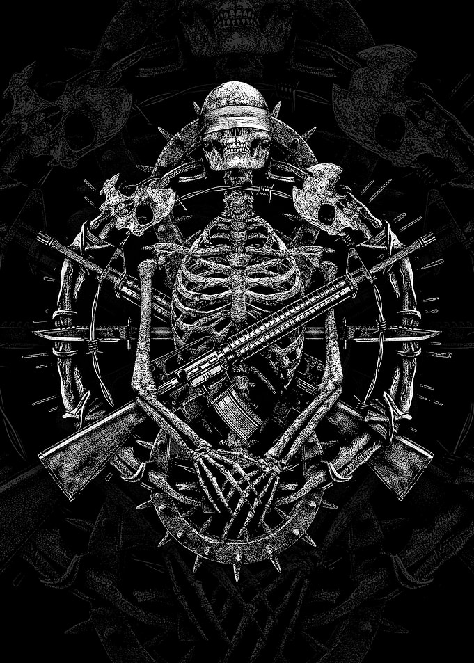 Blindfolded Skeleton