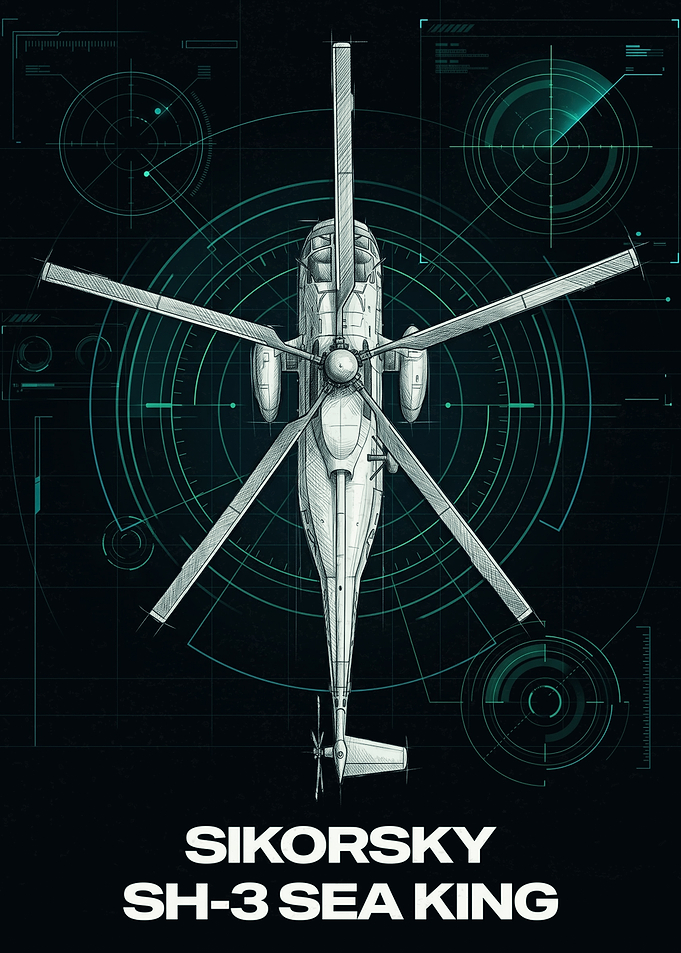 Sikorsky SH-3 Sea King Blueprint