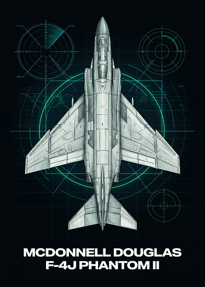 McDonnell Douglas F-4J Phantom II Blueprint